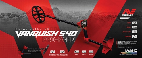    minelab vanquish 540 pro-pack  3