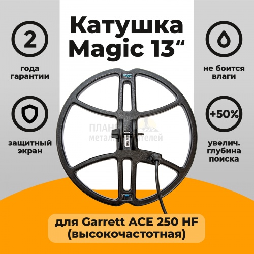  Garrett  Magic 13  Garrett ACE 250 HF ()