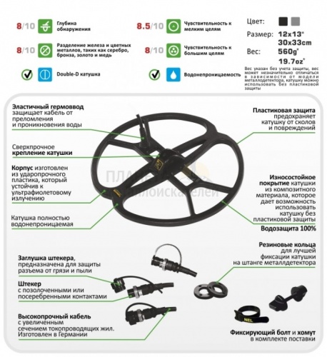  Minelab  Nel Tornado  X-Terra 2-  (7,5  /18,75 )  2